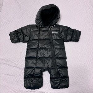 Columbia baby bunting snow suit one piece with zipper